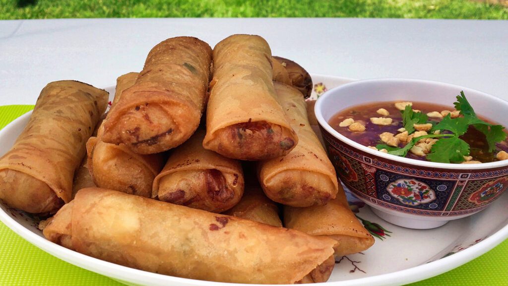 eggroll plate